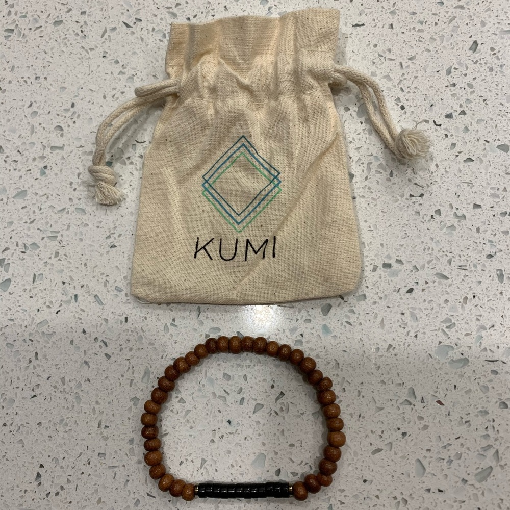 Onyx Bayong Wood Bead Diffuser Bracelet